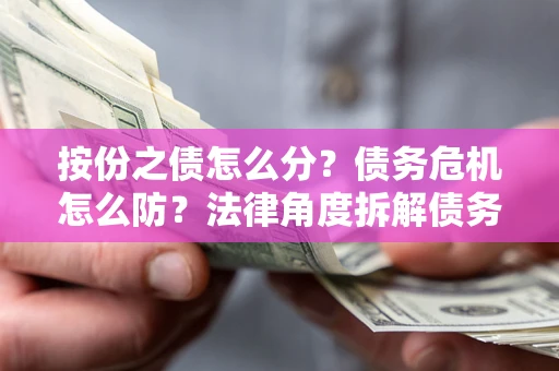 北京按份之债怎么分？债务危机怎么防？法律角度拆解债务分配与风险自保指南