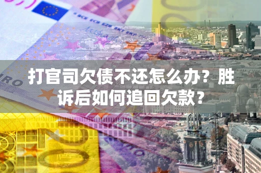北京打官司欠债不还怎么办？胜诉后如何追回欠款？
