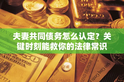 北京夫妻共同债务怎么认定？关键时刻能救你的法律常识