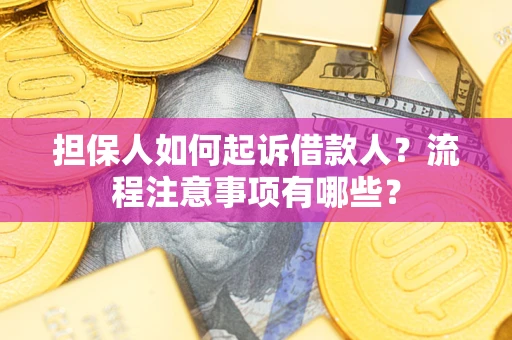 北京担保人如何起诉借款人？流程注意事项有哪些？